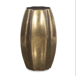 Century Furniture Living Room Emerge Brass Chairside <b>Table</b> Modern Brass <b>Side</b> <b>Table</b> Luxury Accent <b>Table</b> Designer Chairside <b>Table</b> - Product Image 1