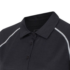 Polo en piqué de coton pour femme avec logo personnalisé, manches courtes, respirant, coupe ajustée, décontracté, pour le golf, vente en gros - Product Image 2