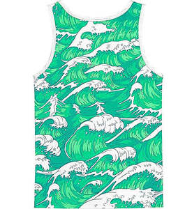 Débardeur de musculation personnalisé pour homme, coupe ajustée, col rond, logo imprimé - Product Image 6