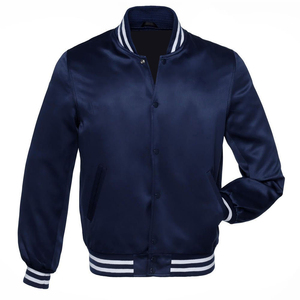 Unisex Custom Winter Baseball Varsity Jackets <b>Warm</b> Windbreaker Casual Oversize Geometric Patchwork Wool Sleeve Stand Collar - Product Image 2