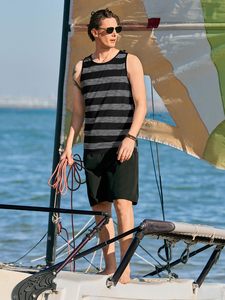 เสื้อกล้ามชายลายทาง คอกลม ผ้าไม่ยับ รับสั่งทำพิเศษ คุณภาพดีที่สุด พร้อมลายพิมพ์สวยงาม - Product Image 6