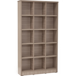 Modern 5 Tier Tall <b>Bookcase</b> Wooden Grain Storage Cabinet <b>Open</b> Shelf Organizer for Living Room Bedroom Home Office - Product Image 1