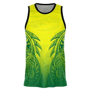 Camiseta de Baloncesto Unisex de Talla Grande, Logotipo Personalizado Impreso, Transpirable, Absorbente de Humedad, Secado Rápido, Sin Mangas, 100% Poliéster - Product Image 2