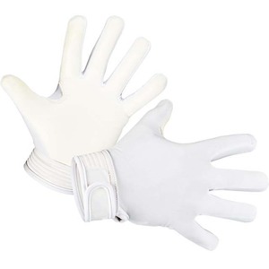 Gants de football gaélique personnalisés de couleur blanche, de haute qualité, avec sangle de poignet réglable, antidérapants, légers, confortables, gants de sport - Product Image 1
