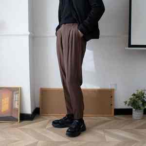 Pantalones de Traje para Hombre, Estilo Casual de Negocios, Impermeables, de Invierno, Corte Recto, Largos, Ajustados - Product Image 2