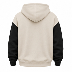เสื้อฮู้ดผู้ชายทรงปกติ ผ้าฝ้าย 100% คุณภาพพรีเมียม สำหรับฤดูใบไม้ร่วงและฤดูหนาว  ปักลาย 3 มิติ  ย้อมสีพื้น  โลโก้สั่งทำได้  สไตล์สตรีทแวร์ - Product Image 3