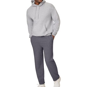 Mens Relaxed Fit Sweatpants Durable Cotton Blend Joggers Comfortable Elastic Waist Lounge Pants For Casual Daily Style <b>Trousers</b> - Product Image 3