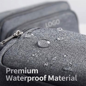 Customized Large Capacity Travel Cosmetic Bag Waterproof Makeup Pouch Toiletry Organizer with Logo - Product Image 5