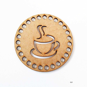 Handmade Square Acacia Wooden Drink Coaster Set with Metal Holder, Modern Wood Cup Coasters for <b>Coffee</b> <b>Table</b> Bar Home Decor Gift - Product Image 4