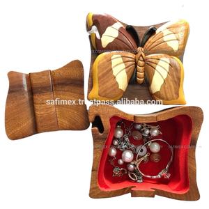 Boîte à bijoux en bois artisanale 3D, boîte secrète 3D en bois, artisanat du bois, souvenir d'usine de bois du Vietnam - Product Image 3