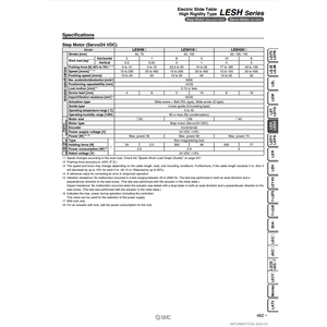 Table coulissante électrique pneumatique SMC LESH8LK-75S-R8AN5 - Product Image 3