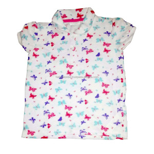 Custom OEM Girls/Kids Formal <b>Polo</b> Shirt 100% Cotton Short Sleeve High Quality Colourful Dress Knitted Eco-Friendly Features - Product Image 1