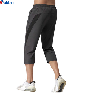 Pantalones Capri Unisex para Hombre, Pantalones Cortos Deportivos Casuales con 3/4 Bolsillos con Cremallera, Transpirables, de Secado Rápido, Ecológicos, de Cintura Media, de Lona - Product Image 4
