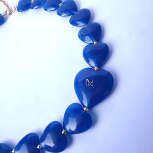 Collar de Perlas Naturales con Colgante de Corazón, Hecho a Mano, Estilo Cristiano, para Fiestas y Bodas, Joyería para Mujer, MN EXPORTS MNE-180 - Product Image 5