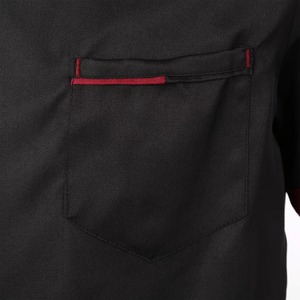 Uniforme de Cocina Personalizado con Logotipo Bordado, Tela de Mezcla de Algodón para Chef, Uniforme Transpirable y Profesional para Restaurante, Hotel, Cafetería - Product Image 4
