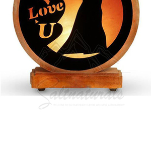 Lampe en sel de l'Himalaya à finition lisse pour la décoration de la maison, lampe en sel à lueur chaude, ambiance relaxante - Product Image 2