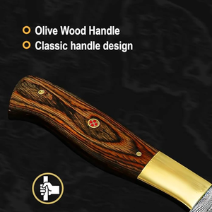 Custom Handmade Damascus Steel Chef <b>Knife</b> <b>Set</b> Wood Handle Restaurant Kitchen Cutlery OEM Manufacturer - Product Image 2