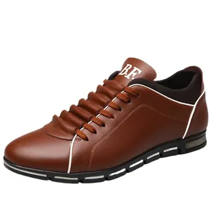 Chaussures décontractées pour hommes, nouveau style britannique, toutes saisons, chaussures de banquet pour gentleman, chaussures de sport confortables, résistantes à l'usure, chaussures plates - Product Image 1