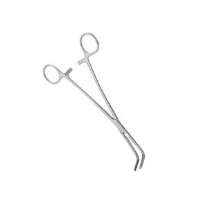 Pinzas bronquiales manuales de acero inoxidable Altomme Instruments, 8 cm, punta de 23 mm, certificación CE, instrumento para cirugía cardiovascular torácica - Product Image 2