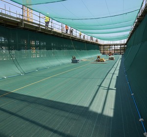 Green Construction Safety Net <b>Plastic</b> Mesh Barrier Sunshade <b>Fence</b> for Scaffolding - Product Image 1