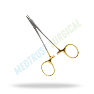 Derf TC Needle <b>Holder</b> 12cm Serrated Tip Neuro Spine Surgical Instrument For Suturing - Product Image 4