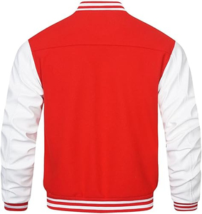 Customized Wholesale Mens Stand Collar Breathable Windproof Varsity <b>Jackets</b> <b>Jacket</b> for Men Winter <b>Warm</b> Outdoor Bomber Coat - Product Image 4