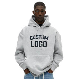 Men's 100% Cotton 500 Gsm <b>Blank</b> Heavy <b>Weight</b> Hoodies Thick Custom Printing logo Drop ShoulderHoodie, Dropped Shoulder Casual - Product Image 3