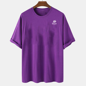 Camiseta de Hombre de Primera Calidad, 100% Algodón Tejido, Corte Regular, Cuello Redondo, Estilo Minimalista, Tejido de Alta Densidad, Transpirable y Ecológica - Product Image 1