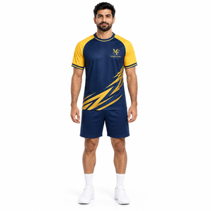 Camiseta de Fútbol Sublimada para Hombre, Manga Corta, Cuello Redondo, Absorbe la Humedad, Ajuste Atlético, 100% Poliéster, Todas las Temporadas, Color Degradado - Product Image 2