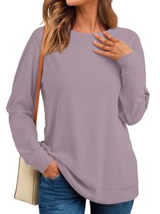 Servicio OEM Sostenible, Sudadera de Mujer Personalizable en Grandes Cantidades, Resistente al Viento, Cuello Redondo, Última Moda Primavera-Otoño, Alta Calidad - Product Image 1
