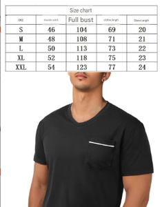 OEM Milk Silk V Neck T-Shirt Men's Summer Short Sleeve <b>Base</b> <b>Layer</b> Breathable Sportswear Spandex Plus Size T Shirt - Product Image 2