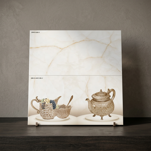 300x600mm 12x24 Carreaux muraux en céramique blanche polie Finition brillante pour l'intérieur de la cuisine et la décoration de la maison - Product Image 2