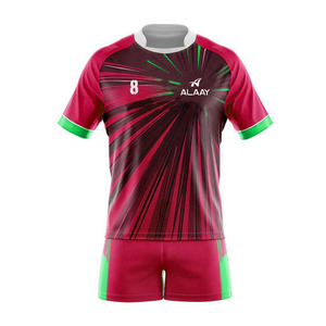 Uniformes de Rugby Personalizados de Alta Calidad al por Mayor, Uniformes de Fútbol Rugby 100% Poliéster para Equipos - Product Image 4