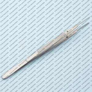 Pinzas de tejido Gerald DeBakey de alta calidad, 7 pulgadas, punta de 1 mm, acero inoxidable manual, instrumento quirúrgico microquirúrgico atraumático, CE - Product Image 6