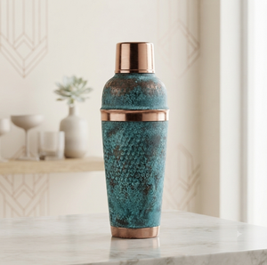 Coctelera de Patina Duradera, Diseño Funcional, Fabricada en India, Coctelera Ecológica - Product Image 5