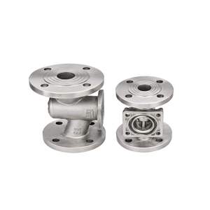 Vitre de niveau à bride en acier inoxydable CF8, indicateur de débit industriel, équipement de pipeline robuste - Product Image 1