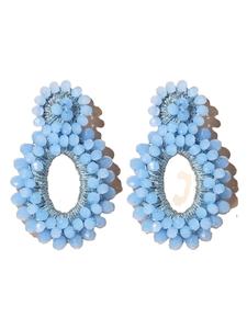 ต่างหูลูกปัดปักลายแบบห้อยลูกปัดแบบยาวต่างหูลูกปัดแบบสั่งทำสำหรับเป็นของขวัญ - Product Image 3