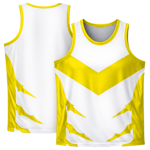 Maillot de basket-ball athlétique pour homme, écologique, à séchage rapide, respirant, en mesh, avec logo personnalisé pour les entraînements et les matchs d'équipe - Product Image 6