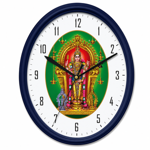 Luxury Round <b>Wall</b> <b>Clock</b> with Needle Display Single Face Calendar Plastic & Glass Hanging <b>Clock</b> for Living Room Decor - Product Image 5