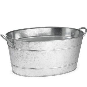 Bandeja para Bebidas de Metal Galvanizado con Soporte Extraíble, Porta Bebidas con Cubo de Hielo para Fiestas, Bodas, Uso Interior o Exterior, Precio Bajo - Product Image 5