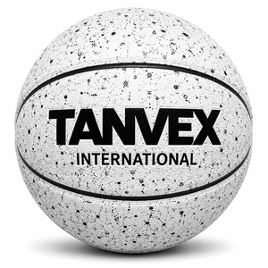 Professional <b>Top</b> Sale High Quality Eco-Friendly Custom Natural Rubber Bladder <b>PVC</b> Cover Basketball TANVEX INTERNATIONAL Own Logo - Product Image 2