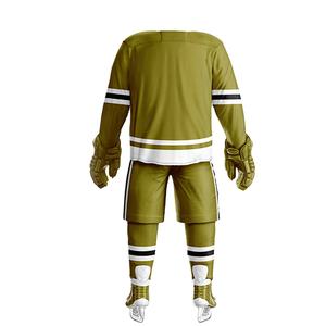 Conjunto de Uniforme de Hockey sobre Hielo Personalizado para Hombre Adulto, 100% Poliéster, Secado Rápido, Transpirable, Impresión Digital, Ropa Deportiva de Equipo - Product Image 6