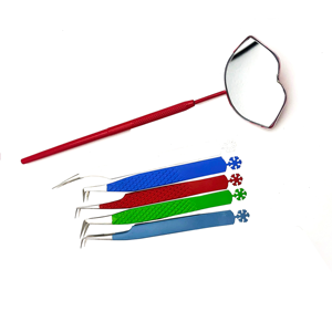 Hot Selling Coated Eyelash Extension Tweezers High Pointed Stainless Steel Eco Friendly Sustainable Precision Lash <b>Tool</b> - Product Image 1