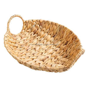 Panier de rangement tressé à la main en jacinthe d'eau naturelle écologique, décoration d'intérieur, panier à linge durable pour salle de bain et salon - Product Image 3