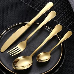 Ensemble de couverts en or champagne de qualité supérieure pour hôtel et restaurant - Product Image 5