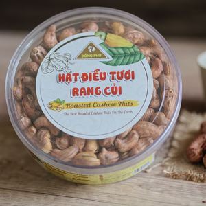 Salty Roasted Buttery Cashew <b>Nuts</b> ISO Certified Dong Phu Brand Premium Organic W240 Round Box Vietnam Custom Label - Product Image 1