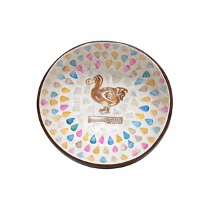 Cuencos de Coco Tropicales de Sumatra Hechos a Medida con Incrustaciones de Piedra para Restaurantes, Precio al por Mayor - Product Image 3