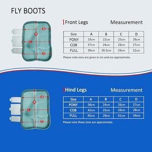 Bottes anti-mouches de luxe Tough Tack pour chevaux - Conception légère et durable avec protection maximale contre les mouches et soutien des tendons - Product Image 3