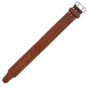 Ceinture de musculation OEM en cuir véritable avec boucle à double ardillon, protection professionnelle, réglable, légère, soutien dorsal pour haltérophilie et force athlétique - Product Image 6