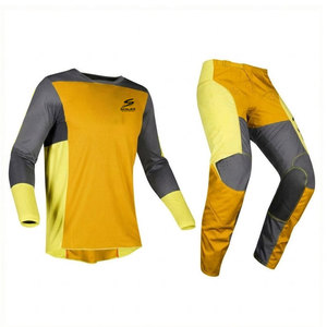 Ensemble de sécurité pour motocross personnalisé, écologique, respirant, coupe-vent, tissu de haute qualité, conçu pour les utilisateurs professionnels de motos - Product Image 1